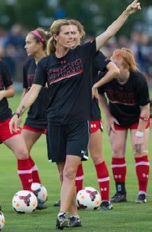 In her last collegiate post, Smart started the soccer program at Utah Valley University and was its head coach from 2002-05. She also acted as the academic advisor for several sports.
