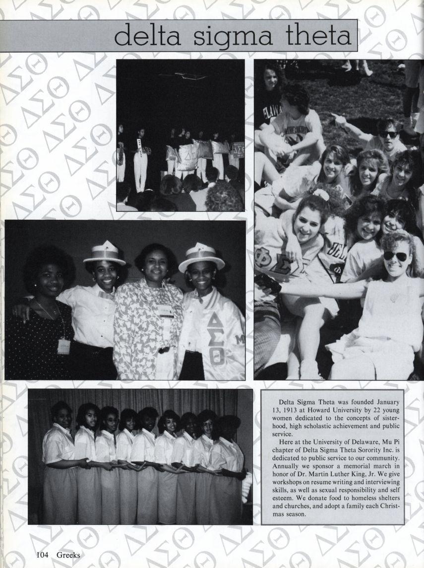 delta sigma theta Delta Sigma Theta was founded January 13, 1913 at Howard University by 22 young women dedicated to the concepts of sisterhood, high scholastic achievement and public service.