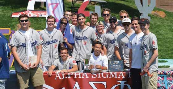 ALPHA SIGMA PHI Alpha Sigma Phi is not interested in only becoming the fraternity of choice, for this perspective unnecessarily narrows our recruitment efforts