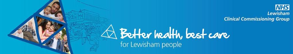 Lewisham Clinical Commissioning Group Public Sector