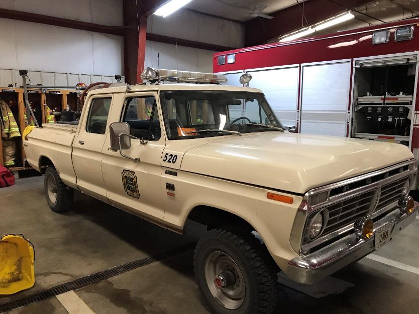 BRUSH TRUCK 520 1974 Ford F-250 Pickup Truck Duration of Service: 44 years Estimated