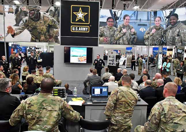 ASSOCIATION OF THE UNITED STATES ARMY September 2018 q AUSA NEWS 11 Annual Meeting from preceding page Veterans Career Hiring Event Pavilion The Association of the United States Army has once again