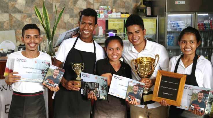 Highlights of ADB s Cooperation with Civil Society Organizations 2017 19 Winners in the barista competition in 2017 (photo by ADB).