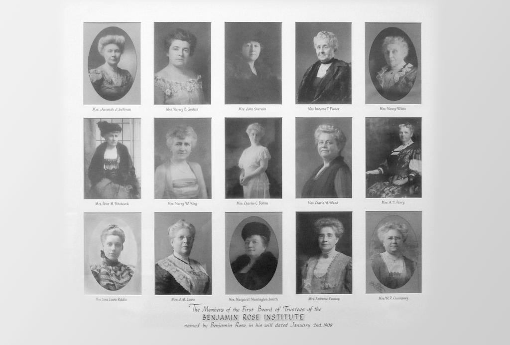 1909 The all-female Board of Directors, handpicked by Benjamin