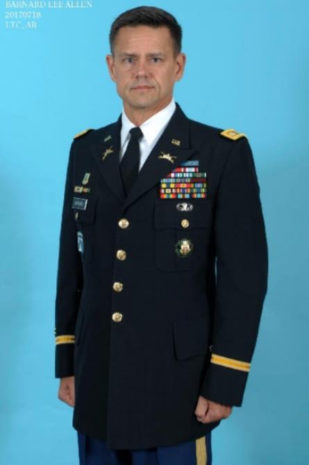 Speaker Biographies LTC Lee A. Barnard Lieutenant Colonel, U.S. Army Central Asia Branch Chief, CCJ5 Security Cooperation, U.S. Central Command Born February 6, 1967 to James K. and Elinor R.