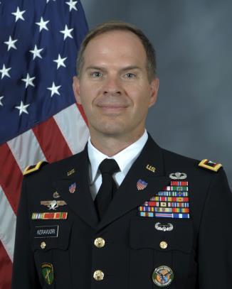 Baucom joined the 300th Mobile Public Affairs Detachment located at Ft McPherson, GA acting as the detachment s administrative officer. In May 2003, Lt. Col.