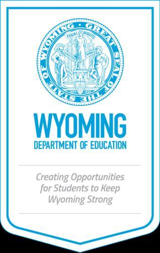 The Wyoming Department of Education does not discriminate on the basis of race, color, national origin, sex, age, or disability in admission or access to, or treatment of employment in its programs