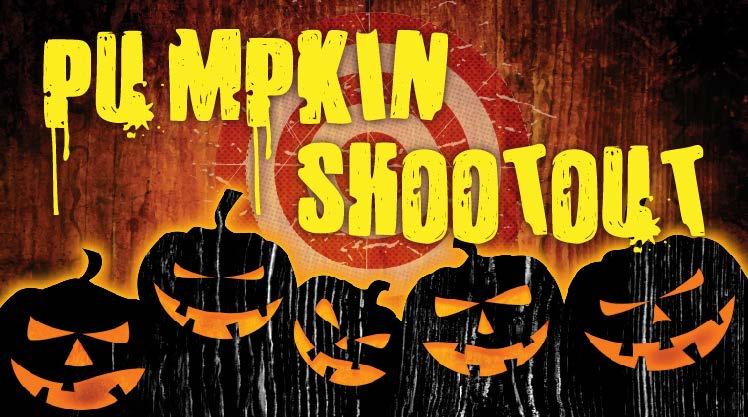 GREAT PUMPKIN SHOOTOUT Great Pumpkin Shootout Date: Oct 27 2018, 10:30 a.m. - 4:30 p.m. Cheyenne Mountain Shooting Complex - 7790 Route 1 Fort Carson 80913 Google Map All information is subject to change.