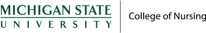 MICHIGAN STATE UNIVERSITY: COLLEGE OF NURSING INDICATORS TO BE USED FOR EVALUATION & PROMOTION OUTLINE I. Teaching A. Teaching 1. Teaching effectiveness 2. Curriculum development 3.