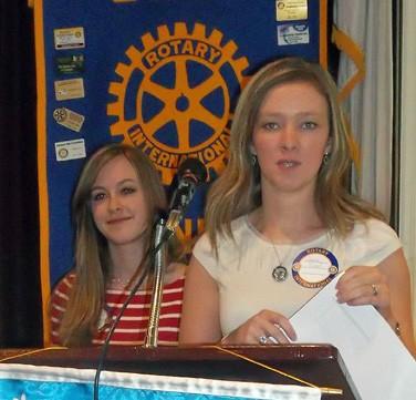 Having Fun and Saving Lives By Debbie Wallace On April 3rd, The Rotary Club of Franklin welcomed guest speakers Sarah Bishop, community manager with the American Cancer Society and Abigail Roper,