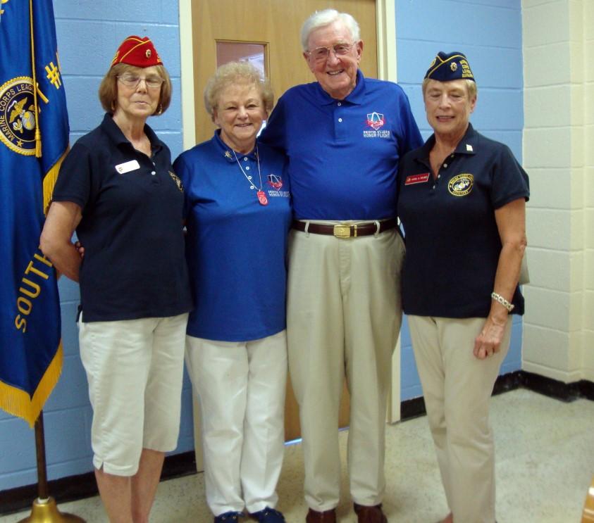At our July 14 Auxiliary Meeting, we were very happy to present a $1,000.00 check to Harry Hope for the Honor Flight Network of Greater St. Louis.