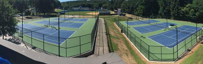 Athletic Facilties & Ticket Information New Haven Tennis Courts Sports: Tennis Located adjacent to Charger Gymnasium, the New Haven Tennis Courts hosted their first match on April 16, 2016.