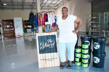 goods would benefit the eco-system. The Yard opened in January 2017 and has been well received by both business owners and visitors to Riversands Incubation Hub.