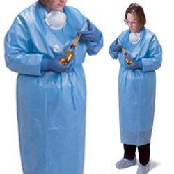 Coated gowns should not be worn longer than 3 hours during compounding.