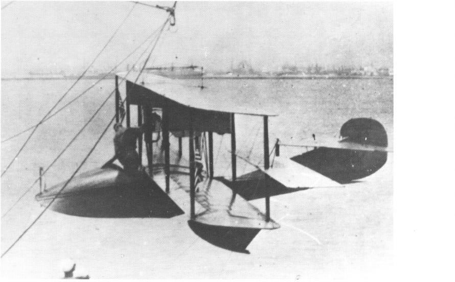 A Curtiss AB-3 flying boat with Lt