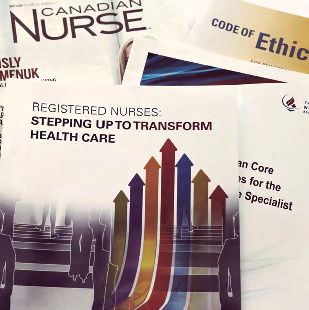 Because you care about your patients and clients We bring you the latest knowledge CNA makes it easy to stay up to date with nursing specialties, current practices, ethics and public policy.