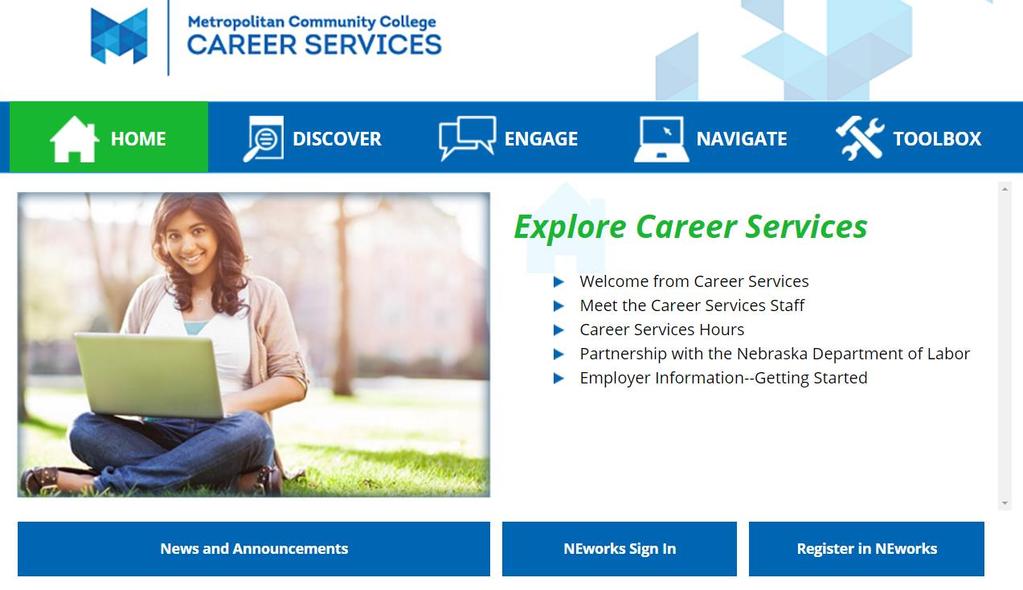 Sites that provide student information California Career Café