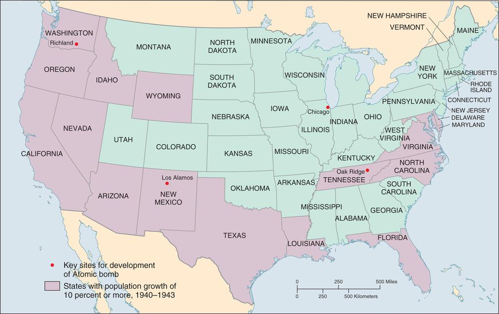MAP 26 4 States with Population