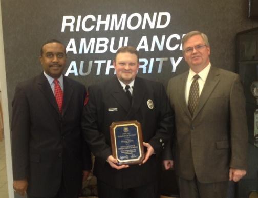 2013 NEWS AND EVENTS NEWS AND AWARDS The Richmond Ambulance Authority continues to uphold its World- Class EMS reputation with numerous agency and employee recognitions