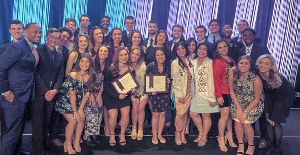Order of Omega: Order of Omega is a national Greek Honor Society for the top 3% of fraternity men & sorority women based on the tenets of scholarship, leadership, service, and character.