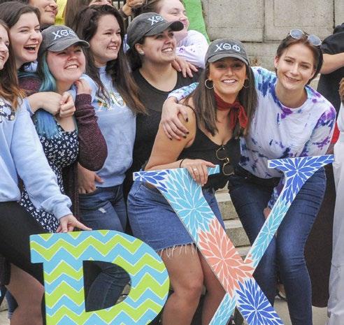 Developing lifelong friendships with other chapter members helps make the campus seem smaller. For many members, these chapters become a home away from home.