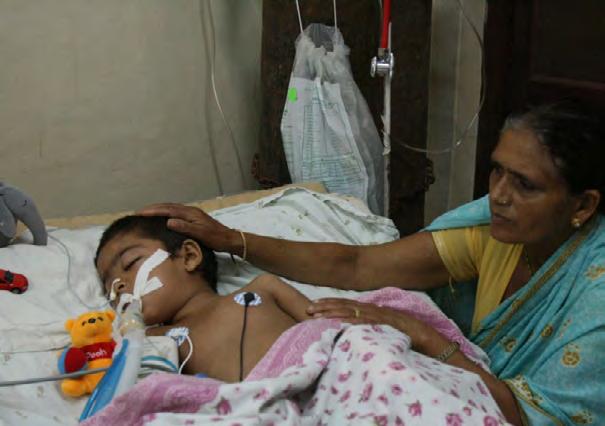 She was promptly transferred to their ICU and placed on a ventilator. After a day the family asked to take her home.