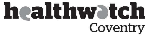 co.uk Healthwatch Coventry is provided by Here2Help