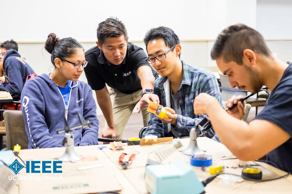 Events Technical Every quarter, student Technical Chairs host workshops to teach students at UC San Diego practical engineering skills and prepare them for engineering careers.