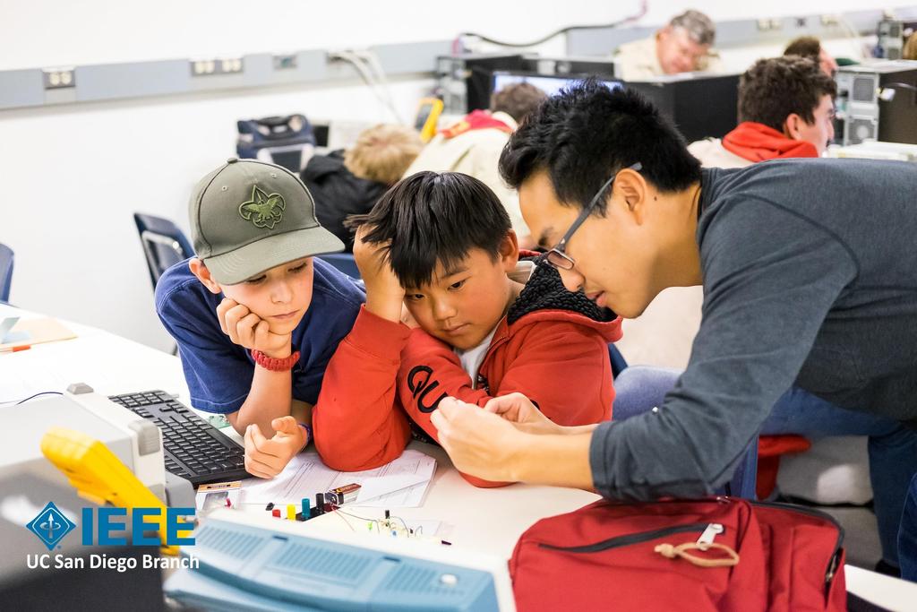 Outreach Our outreach programs provide opportunities for younger generations to learn about a future in the field of engineering.