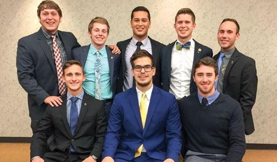 Chapter News University of Akron Ohio Epsilon 01 The men of the Ohio Epsilon Chapter were very busy during the fall semester. The year began with a strong recruitment cycle.