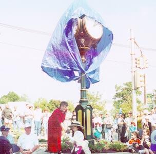 Avenues in Fanwood. The clock dedication was the crowning event at the borough s fourth annual Fanny Wood Day festivities. William A.