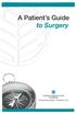 A Patient s Guide to Surgery