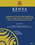 Republic of Kenya KENYA WORKING PAPERS. January Based on further analysis of the 2004 Kenya Service Provision Assessment Survey