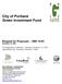 City of Portland Green Investment Fund