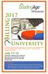 2017 Billing. University. July University of Minnesota Continuing Education and Conference Center 1890 Buford Avenue, St. Paul, MN