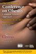 Conference on Obesity
