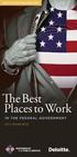 The Best Places to Work