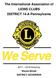 The International Association of LIONS CLUBS DISTRICT 14-A Pennsylvania