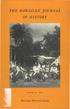 OF HISTORY VOLUME Hawaiian Historical Society