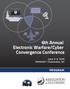 6th Annual Electronic Warfare/Cyber Convergence Conference