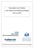 Kensington and Chelsea Joint Health and Wellbeing Strategy 2013 to 2016