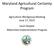 Maryland Agricultural Certainty Program