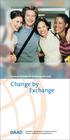 German Academic Exchange Service. Change by Exchange