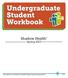 Undergraduate Student Workbook