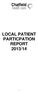 Chatfield LOCAL PATIENT PARTICPATION REPORT 2013/14