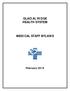 GLACIAL RIDGE HEALTH SYSTEM MEDICAL STAFF BYLAWS