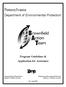 Pennsylvania. Department of Environmental Protection. Program Guidelines & Application for Assistance