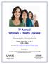 1 st Annual Women s Health Update