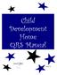 Child Development Home QRS Manual