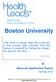 Boston University. Advocate Application Packet Spring 2013